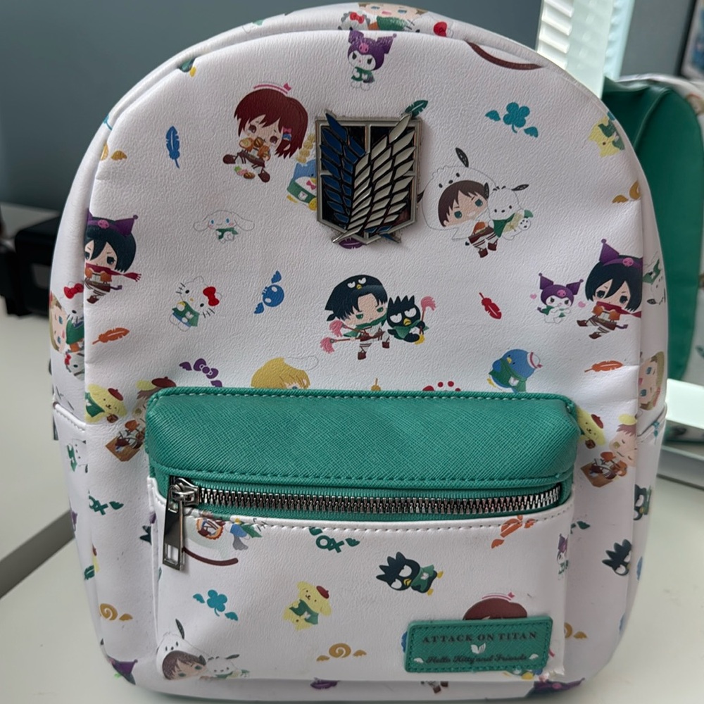 Attack on Titan Hello Kitty crossover bag